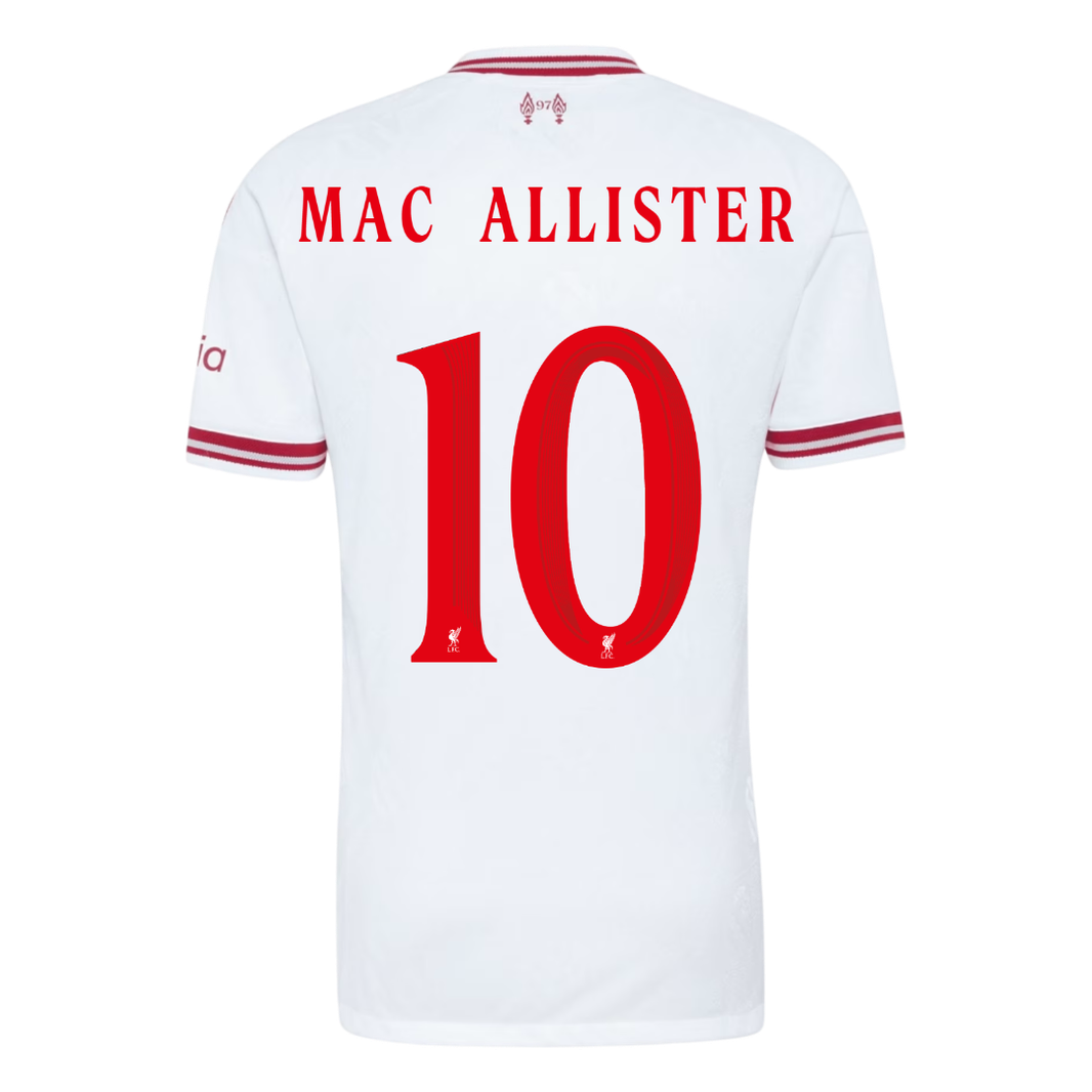 Liverpool Away Soccer Jersey 2026/27 – MAC ALLISTER #10 – UCL (Player Version)