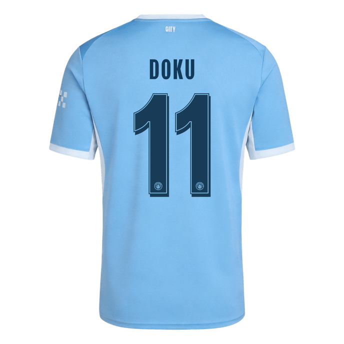 Manchester City Home Soccer Jersey 2026/27 – DOKU #11 – UCL