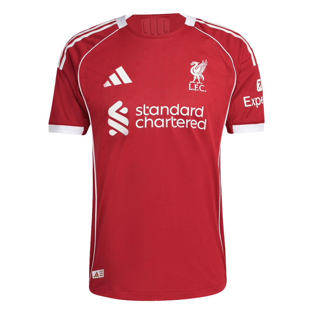 SZOBOSZLAI #8 Liverpool Mens Home Soccer Jersey 2025/26 Red - Player Version