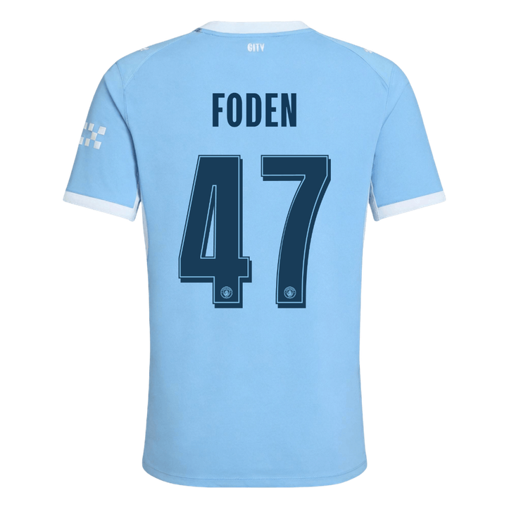 Manchester City Home Soccer Jersey 2026/27 – FODEN #47 – UCL (Player Version)