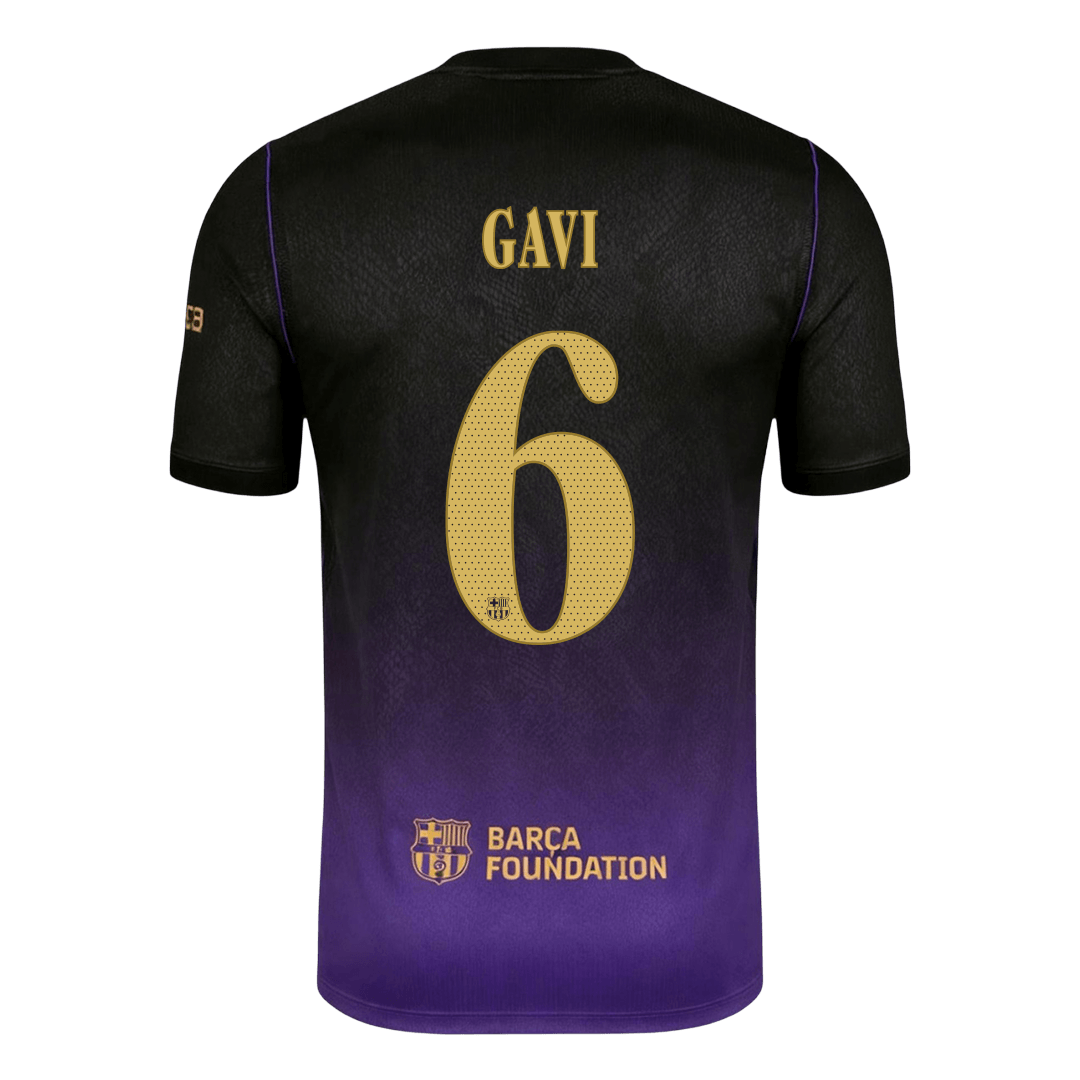 Barcelona Away Soccer Jersey 2026/27 – GAVI #6 – UCL