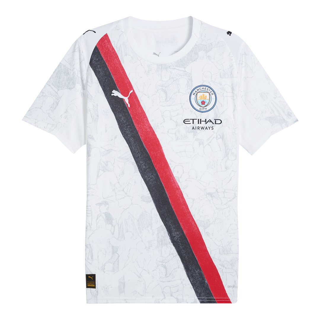 REIJNDERS #4 Manchester City Mens Soccer Jersey World Cup KidSuper 2025/26 White
