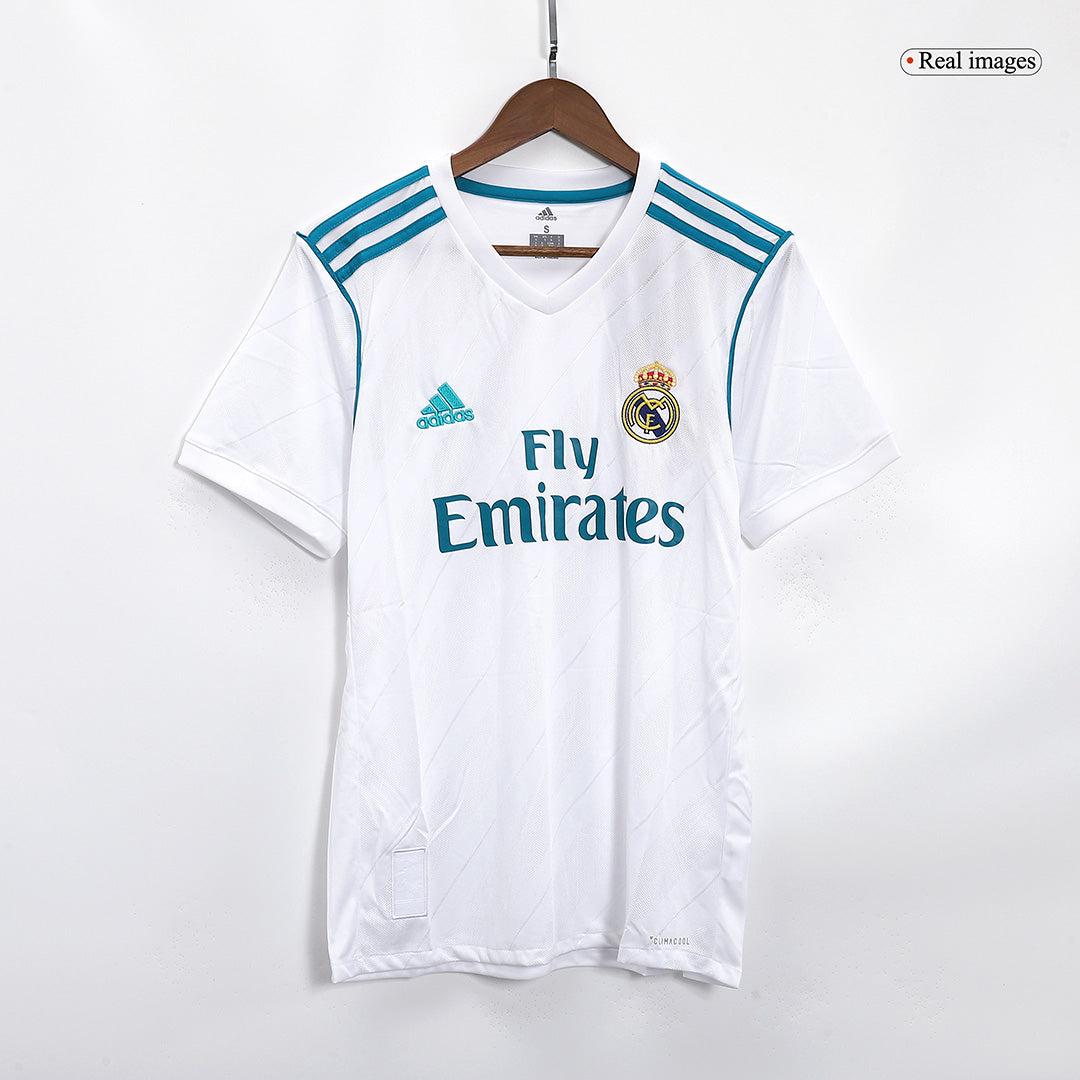 Retro MODRIĆ #10 Real Madrid Mens Home Soccer Jersey 2017/18 White