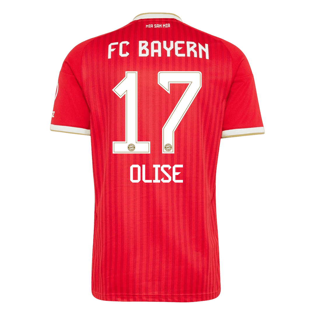 Bayern Munich Home Soccer Jersey 2026/27 – OLISE #17