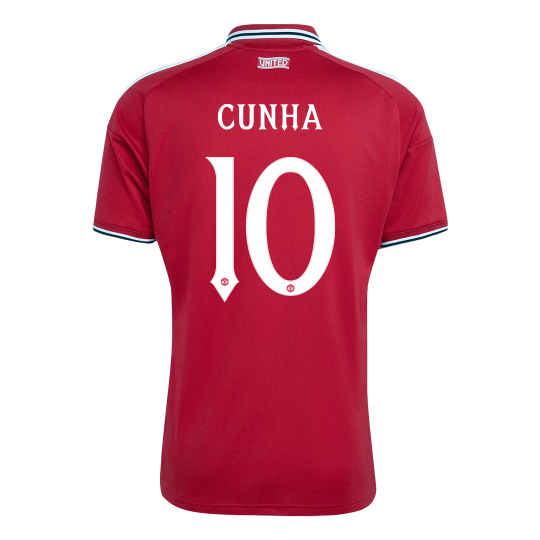 Manchester United Home Soccer Jersey 2026/27 – CUNHA #10 – UCL