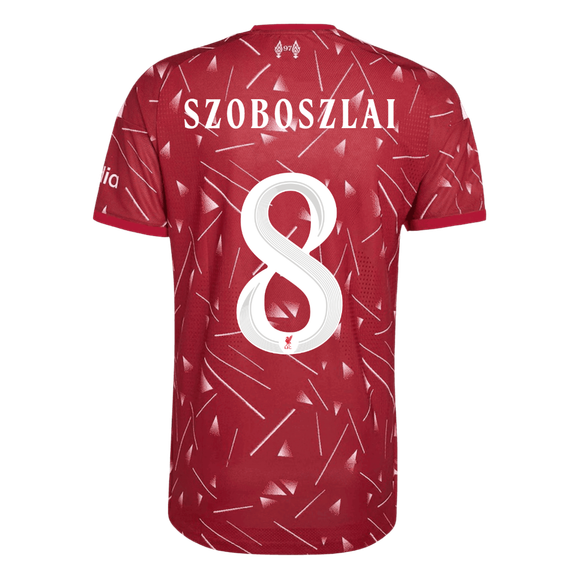 Liverpool Home Soccer Jersey 2026/27 – SZOBOSZLAI #8 – UCL (Player Version)