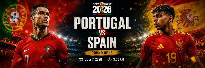 Portugal vs Spain: Ronaldo vs Lamine Yamal – A FIFA World Cup 2026 Round of 16 Showdown