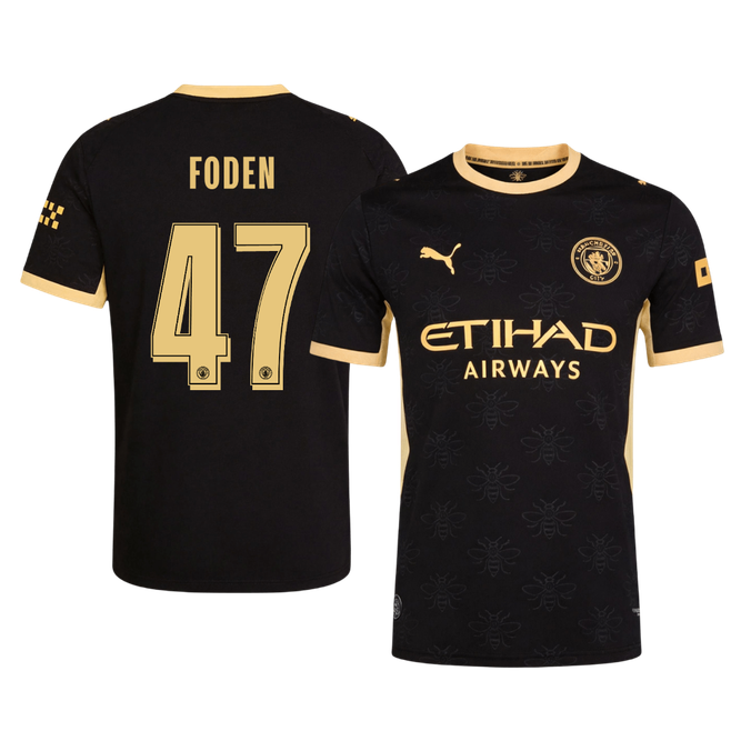 Manchester City Away Soccer Jersey 2026/27 – FODEN #47 – UCL (Player Version)
