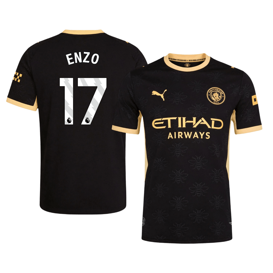 Manchester City Away Soccer Jersey 2026/27 – ENZO #17 (Player Version)