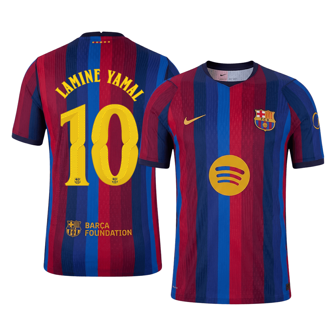 Barcelona Home Soccer Jersey 2026/27 – LAMINE YAMAL #10 – UCL (Player Version)