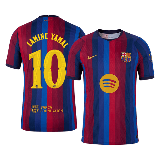 Barcelona Home Soccer Jersey 2026/27 – LAMINE YAMAL #10 – UCL (Player Version)