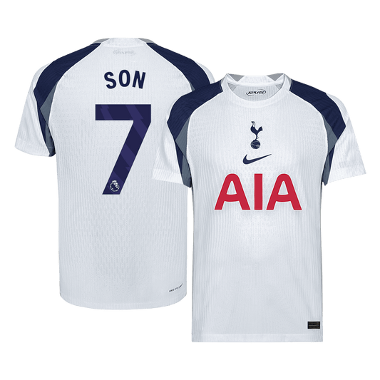 SON #7 Tottenham Hotspur Mens Home Soccer Jersey 2025/26 White - Player Version