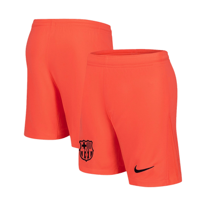 Barcelona Mens Third Away Soccer Full Set 2025/26 Orange