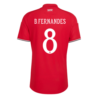 Manchester United Home Soccer Jersey 2026/27 – B. FERNANDES #8 – UCL (Player Version)
