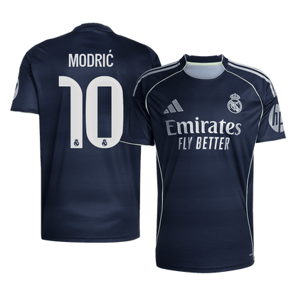 MODRIĆ #10 Real Madrid Mens Away Soccer Jersey 2025/26 Navy [PREMIUM]