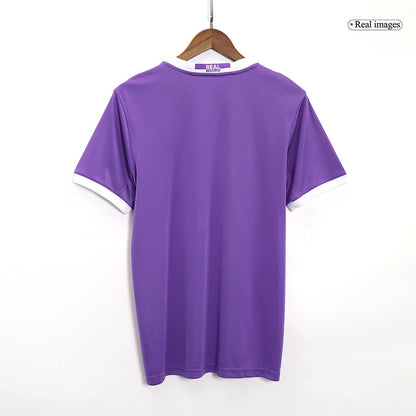Retro Real Madrid Mens Away Soccer Jersey 2016/17 Purple