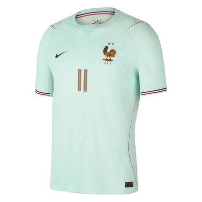 OLISE #11 France Mens Away Soccer Jersey World Cup 2026 Green - Player Version