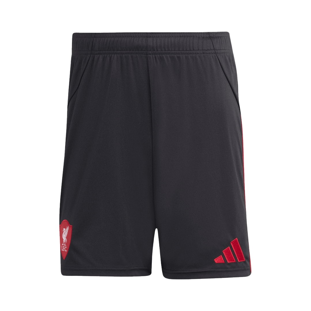 Liverpool Mens Away Soccer Shorts 2025/26 Black