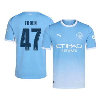 Manchester City Home Soccer Jersey 2026/27 – FODEN #47 – UCL