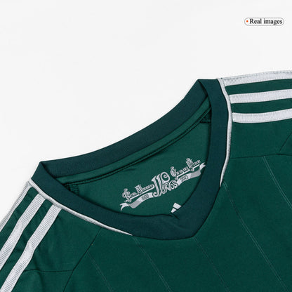 Retro Real Madrid Mens Third Away Long Sleeve Soccer Jersey 2012/13 Green