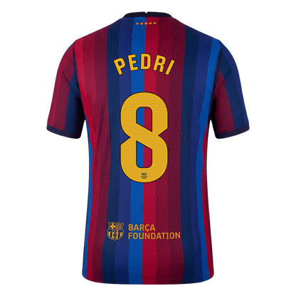 Barcelona Home Soccer Jersey 2026/27 – PEDRI #8 (Player Version)