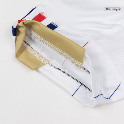 Retro France Mens Away Soccer Jersey 2010 White