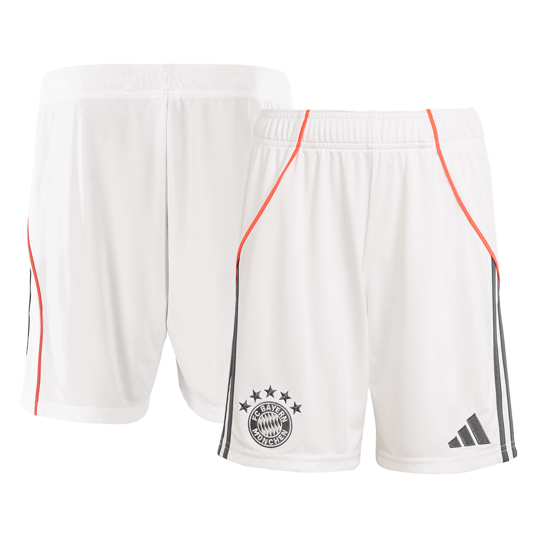 Bayern Munich Mens Away Soccer Shorts 2025/26 White