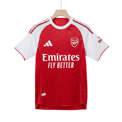 SALIBA #2 Arsenal Mens Home Soccer Jersey 2025/26 Red - Player Version