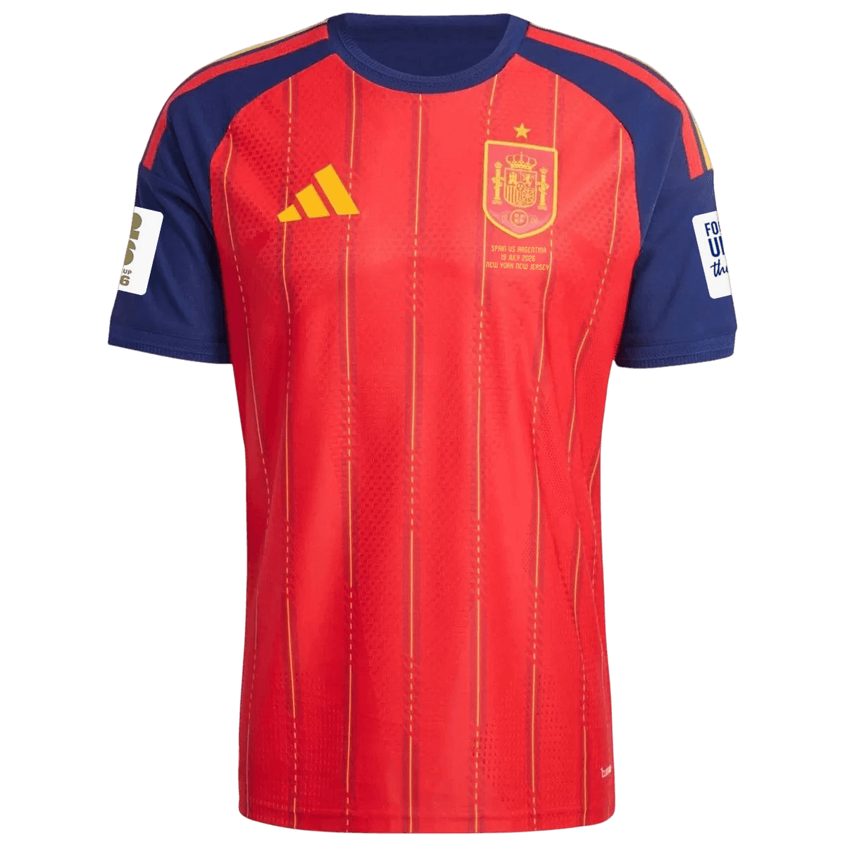 Spain Home Soccer Jersey World Cup 2026