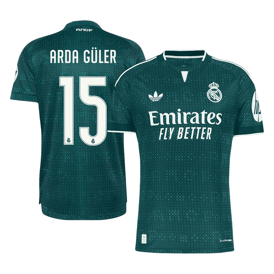 Real Madrid Away Soccer Jersey 2026/27 – ARDA GÜLER #15 (Player Version)