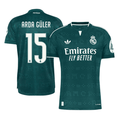 Real Madrid Away Soccer Jersey 2026/27 – ARDA GÜLER #15 (Player Version)
