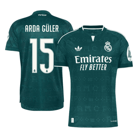 Real Madrid Away Soccer Jersey 2026/27 – ARDA GÜLER #15 (Player Version)
