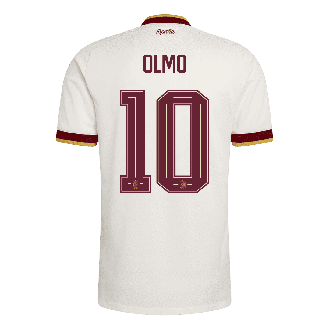 [Champion Edition] Spain Away Soccer Jersey World Cup 2026 – OLMO #10 (Player Version)