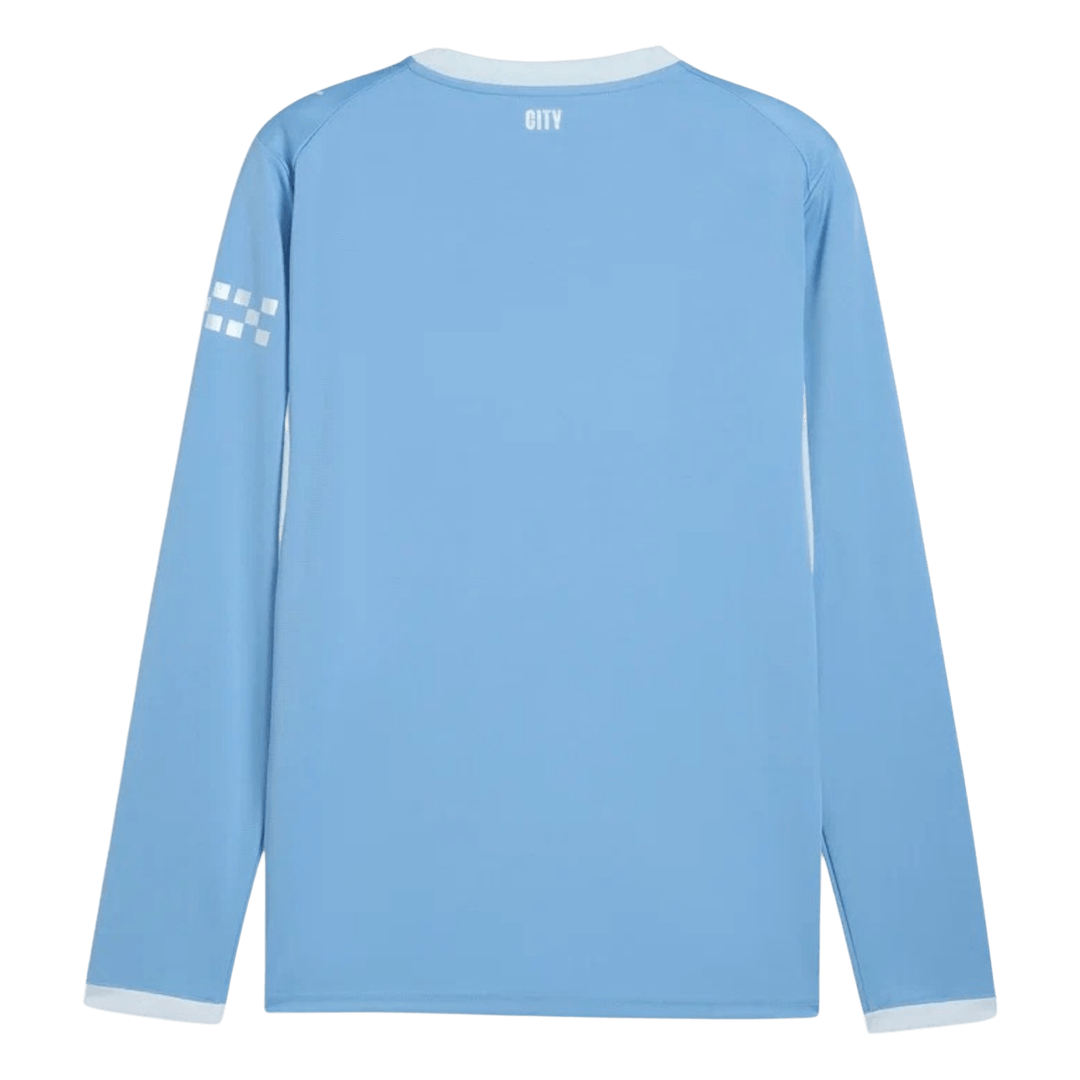 Manchester City Home Long Sleeve Soccer Jersey 2026/27