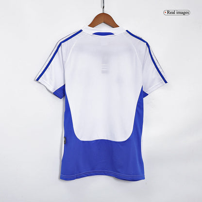 Retro Greece Mens Away Soccer Jersey 2004 White