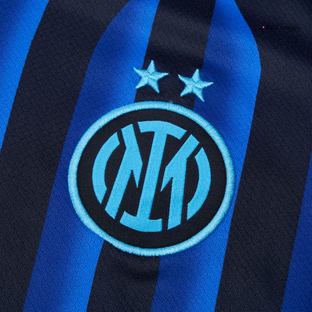 DUMFRIES #2 Inter Milan Mens Home Soccer Jersey 2025/26 Blue&Black