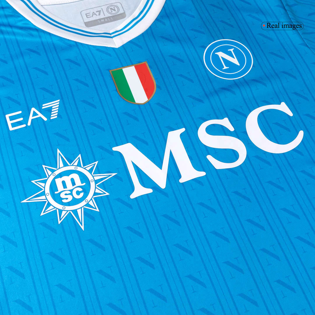 LUKAKU #9 Napoli Mens Home Soccer Jersey 2025/26 Blue
