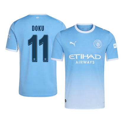Manchester City Home Soccer Jersey 2026/27 – DOKU #11 – UCL