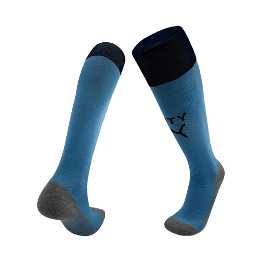 Manchester City Mens Home Soccer Socks 2025/26 Blue [PREMIUM]