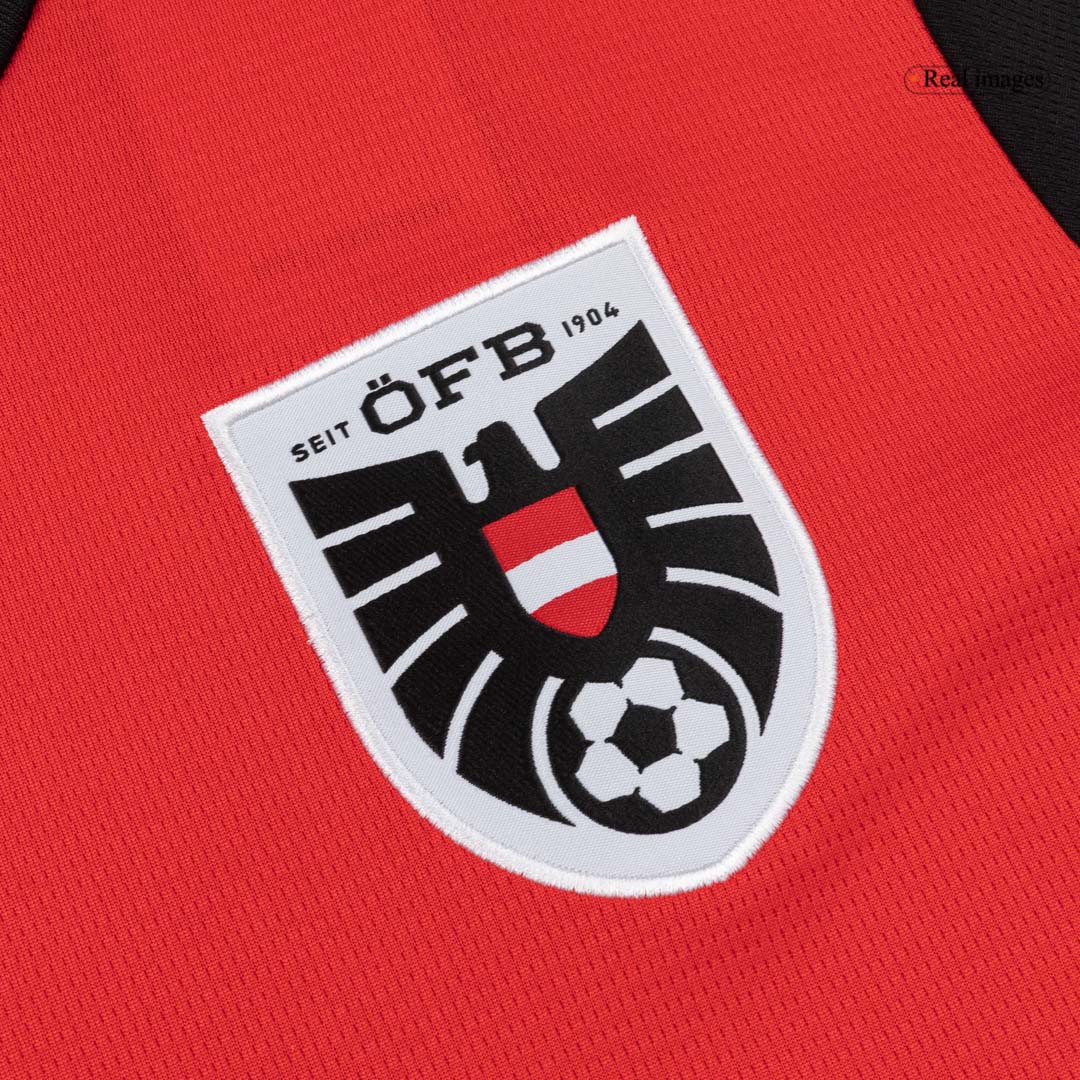 Austria Mens Home Soccer Jersey World Cup 2026 Red
