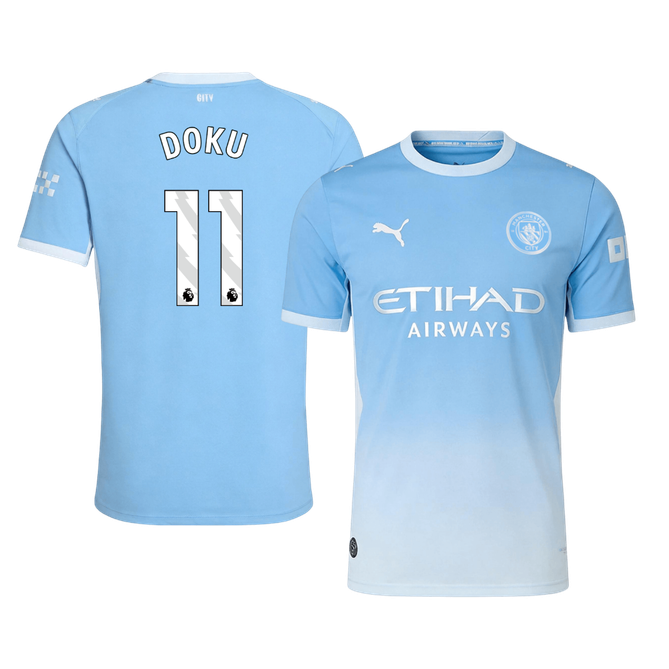 Manchester City Home Soccer Jersey 2026/27 – DOKU #11 (Player Version)