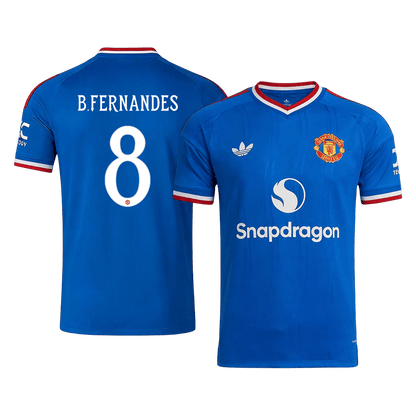 Manchester United Away Soccer Jersey 2026/27 – B. FERNANDES #8 – UCL
