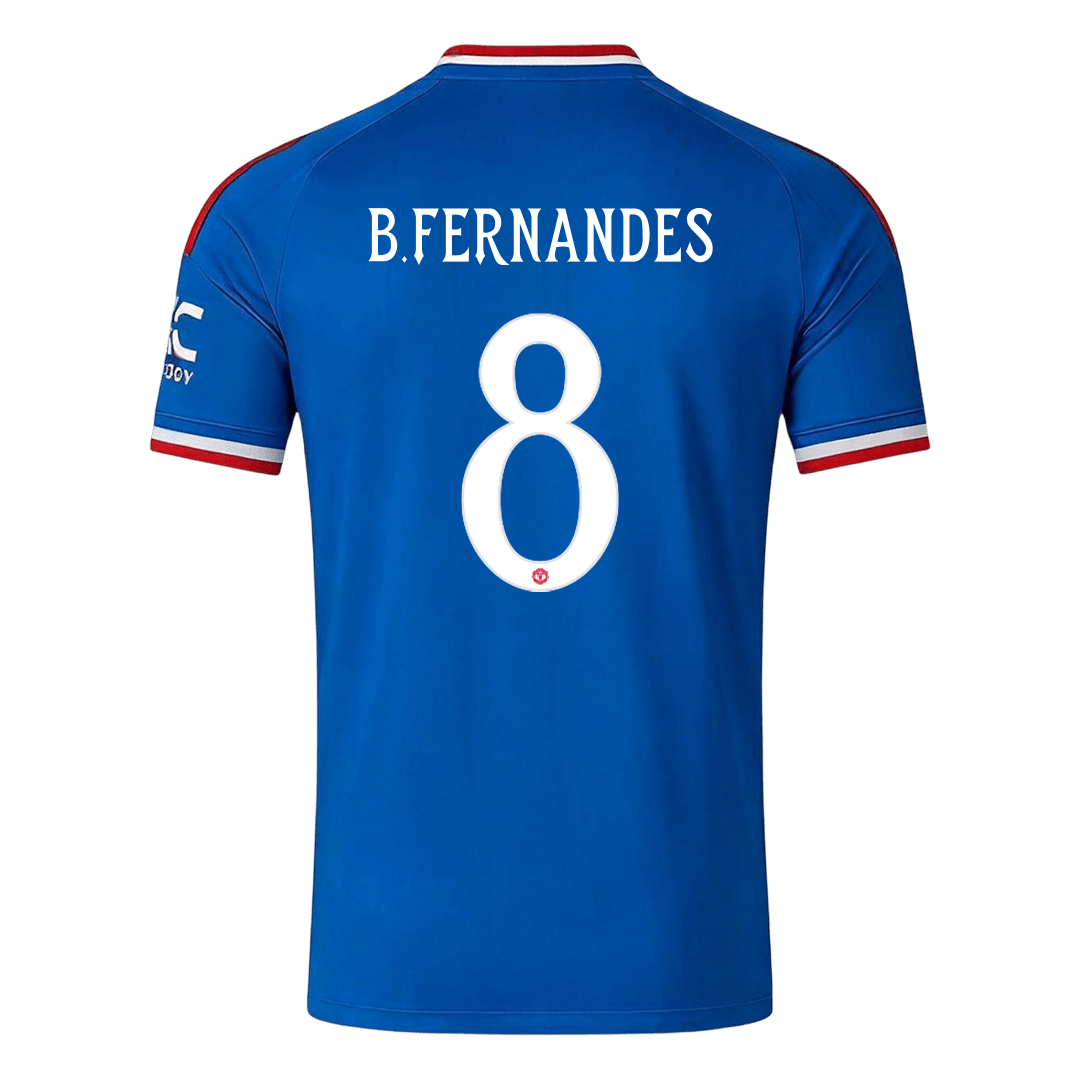 Manchester United Away Soccer Jersey 2026/27 – B. FERNANDES #8 – UCL