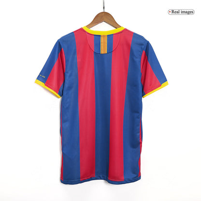 Retro Barcelona Mens Home Soccer Jersey 2010/11 Red&Blue