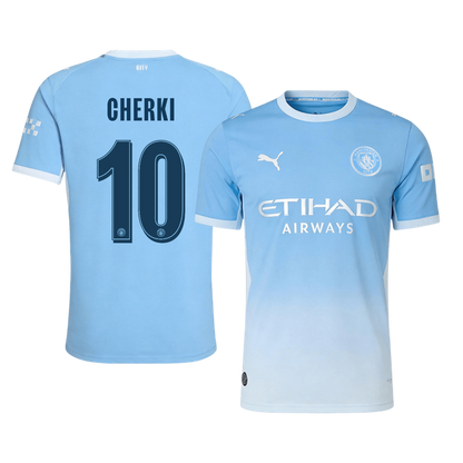 Manchester City Home Soccer Jersey 2026/27 – CHERKI #10 – UCL (Player Version)