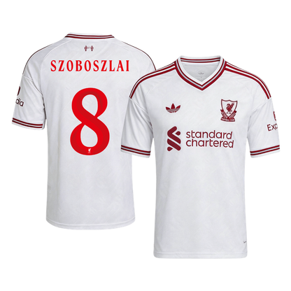 Liverpool Away Soccer Jersey 2026/27 – SZOBOSZLAI #8 – UCL