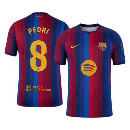 Barcelona Home Soccer Jersey 2026/27 – PEDRI #8 (Player Version)
