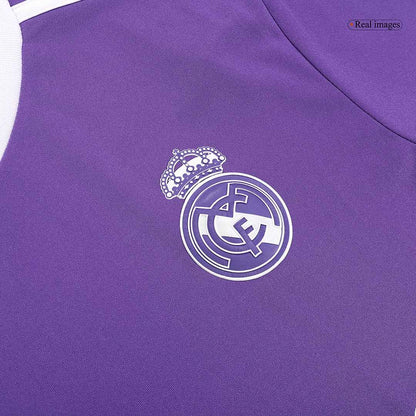 Retro RONALDO #7 Real Madrid Mens Away Soccer Jersey 2016/17 Purple