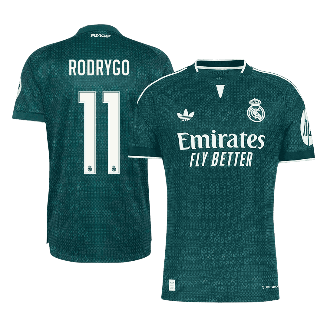 Real Madrid Away Soccer Jersey 2026/27 – RODRYGO #11 (Player Version)