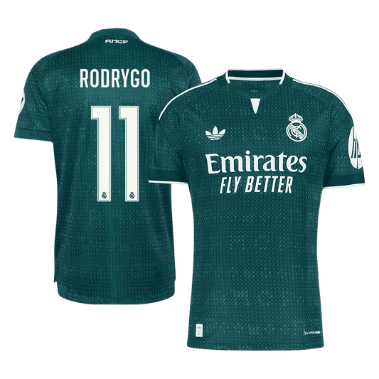 Real Madrid Away Soccer Jersey 2026/27 – RODRYGO #11 (Player Version)